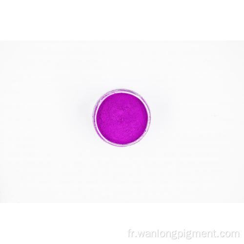 Pigment fluorescent brillant violet pour peinture en plastique